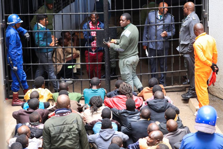 Prisoners in Zimbabwe