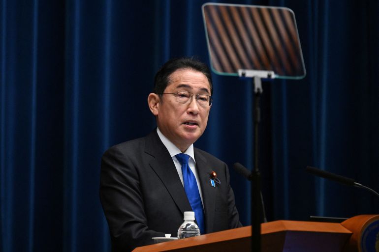 Prime Minister Fumio Kishida says he will step down in September