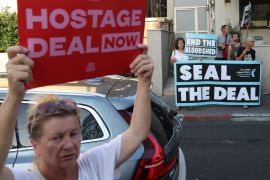 Israelis demand release of captives held in Gaza in Tel Aviv, Israel, August 19, 2024 [Jack Guez/AFP]