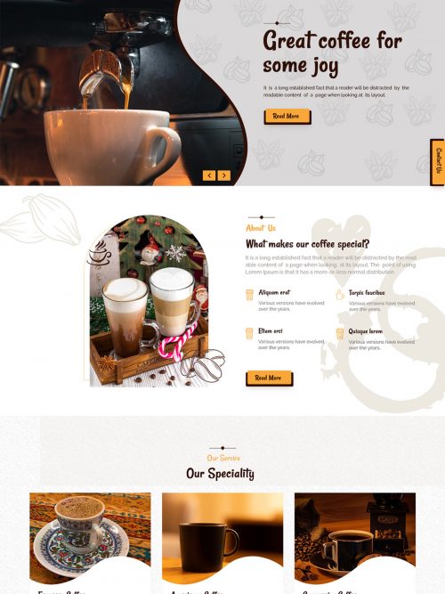 Coffee Shop WordPress Theme