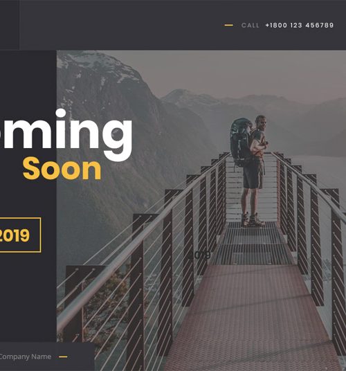 Coming Soon Wordpress Theme