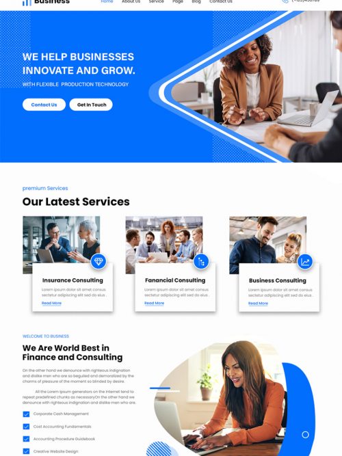 Consultant Wordpress Theme