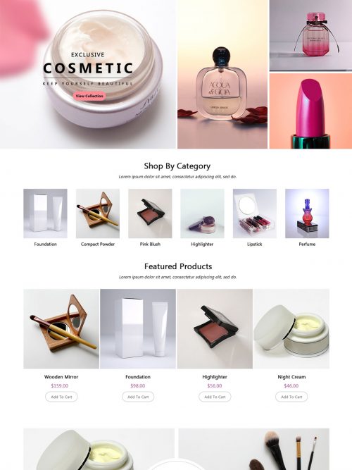 Cosmetic Wordpress Theme