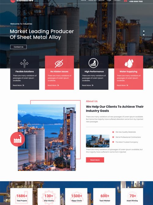 Industry Wordpress Theme
