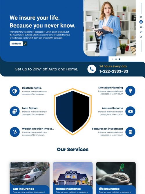Insurance Wordpress Theme