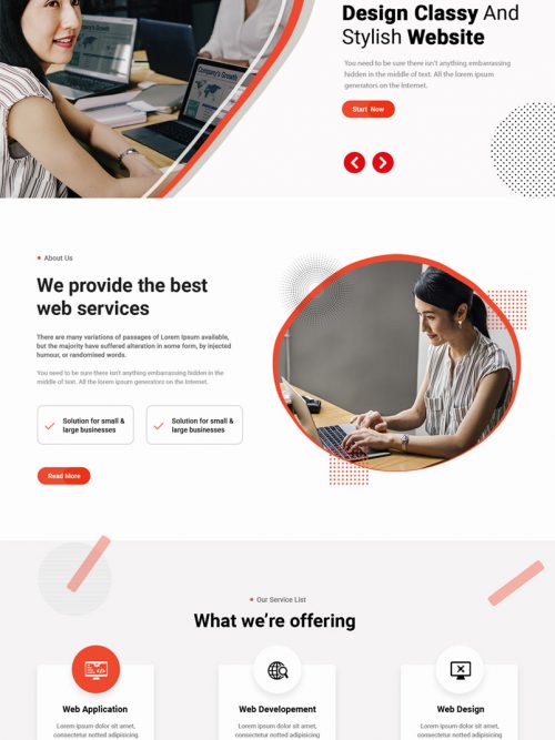 Software Company Wordpress Theme