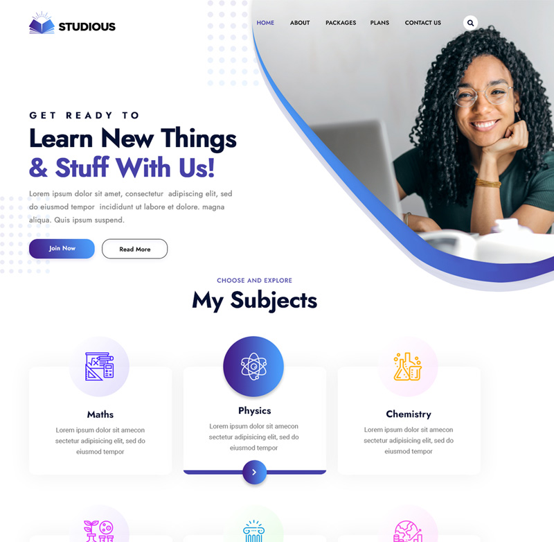 Tutor Wordpress theme