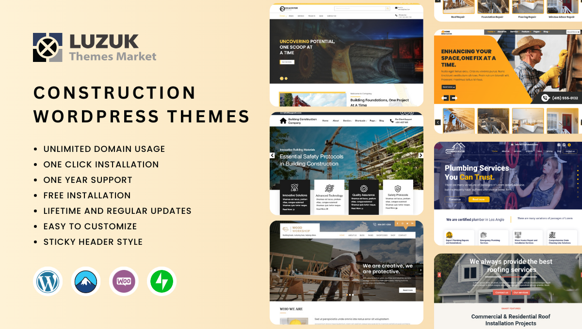 Construction WordPress Themes