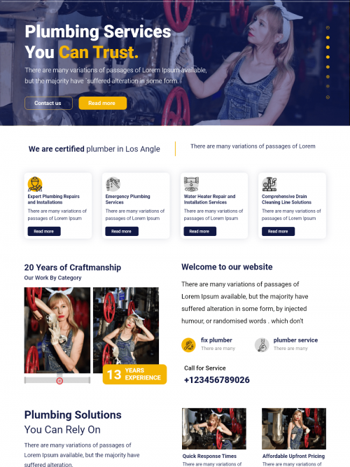 Plumbing Wordpress Theme