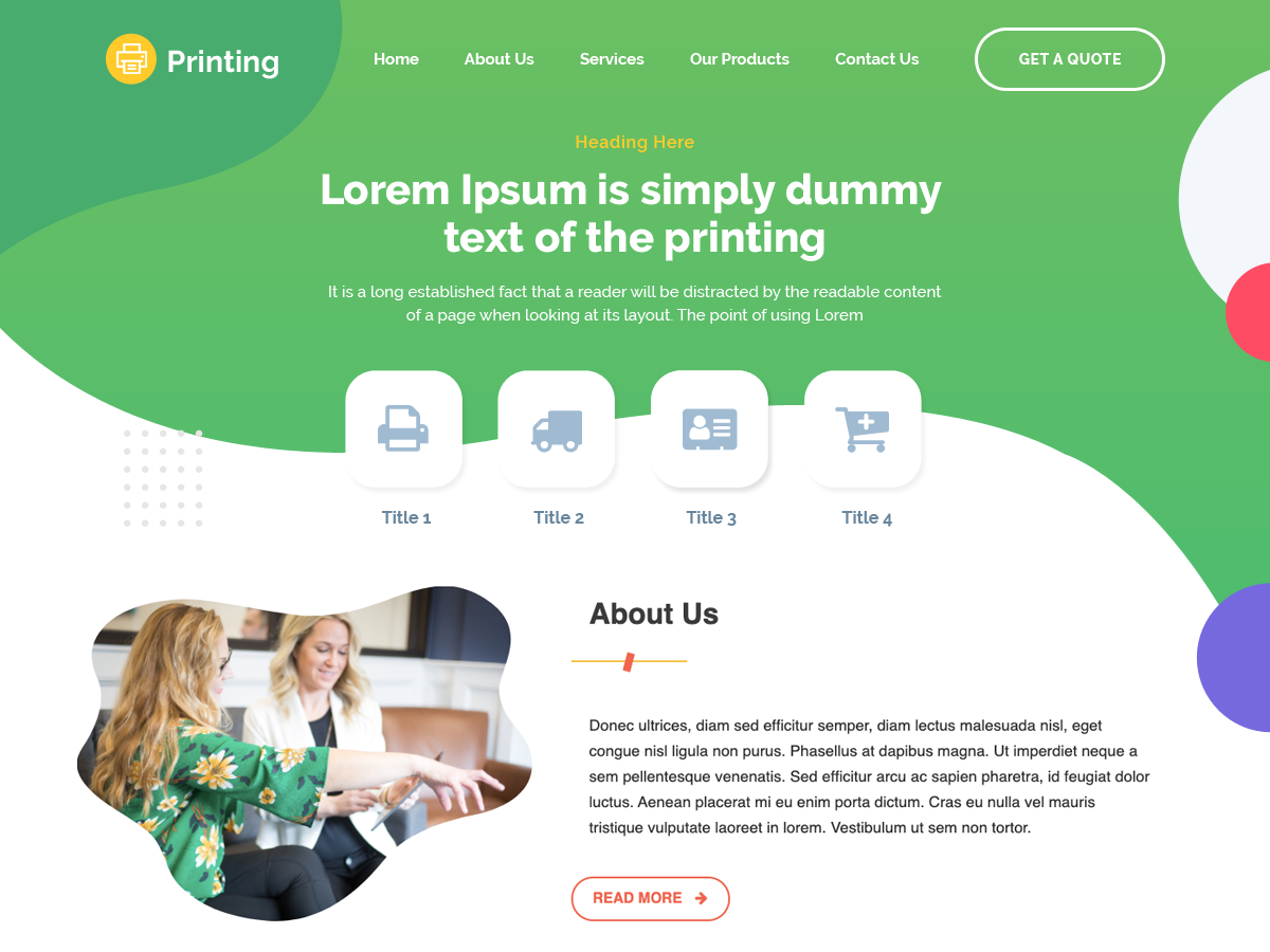 Printing Wordpress Theme